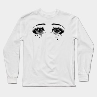 ANIME TEARS Long Sleeve T-Shirt